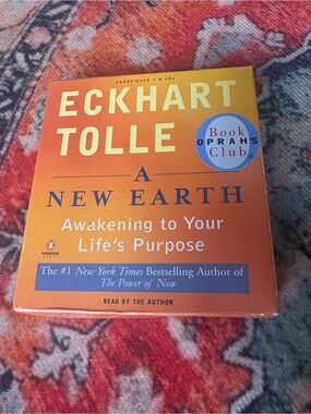 NEW Sealed Eckhart Tolle A New Earth Audiobook 8 CDs Unabridged Oprah’s Book Clu